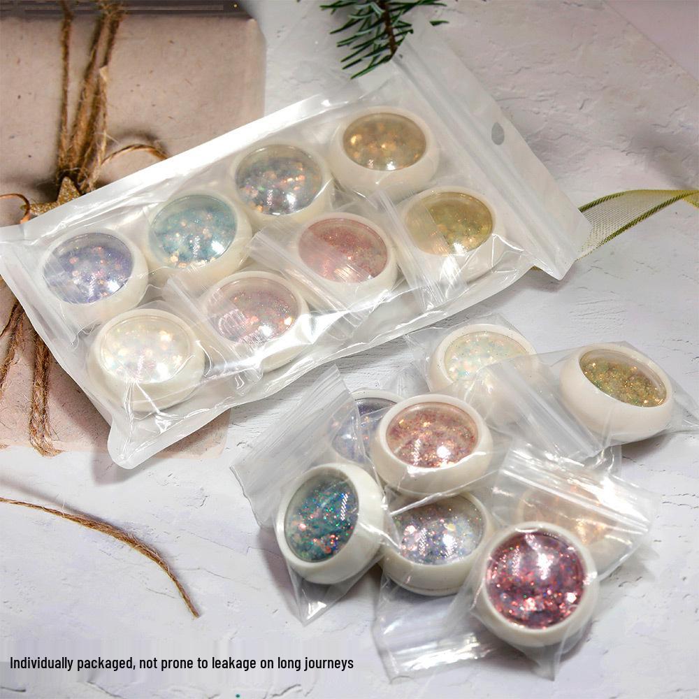 Elf's Eye Glitter Gel: Laser Gradient Mixed Color for Stunning Nail Art