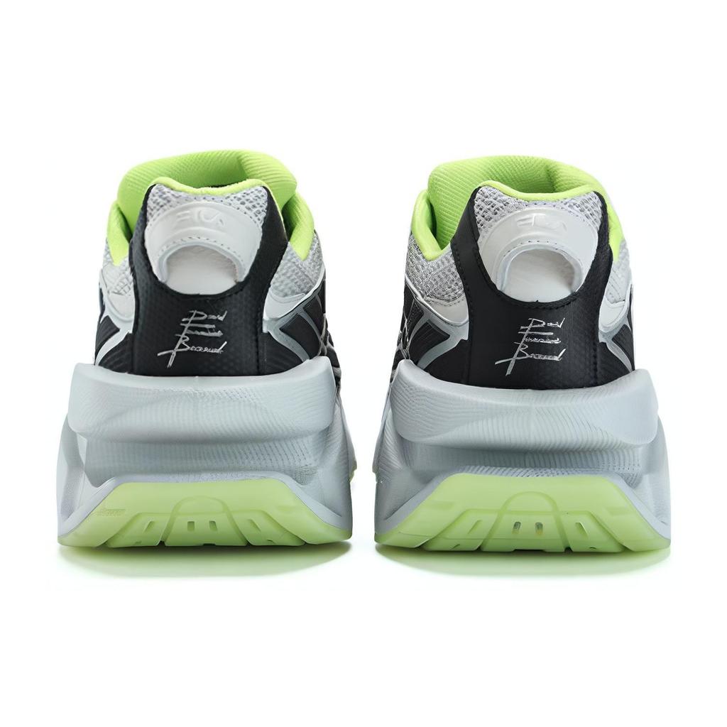 Fila Vesmírná tkanina Syntetická kůže TPU Všestranné Pohodlné Nízké Neformální Boty Dámské tenisky Šedá F12W314103FVA