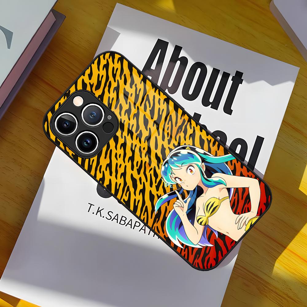 

Anime LUM Urusei Yatsura Phone Case Tempered Glass Cover For IPhone 15 Pro Max 14 Pro 16 12 11 13 Mini X XR XS 8 7 Plus SE iPhone13 Pro