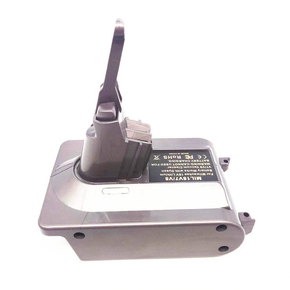 

Battery Convert Adapter For Milwaukee M18 Li-Ion Battery Convert To For Dyson V7 V8