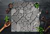Glass protective plate for the stove 50x52 View