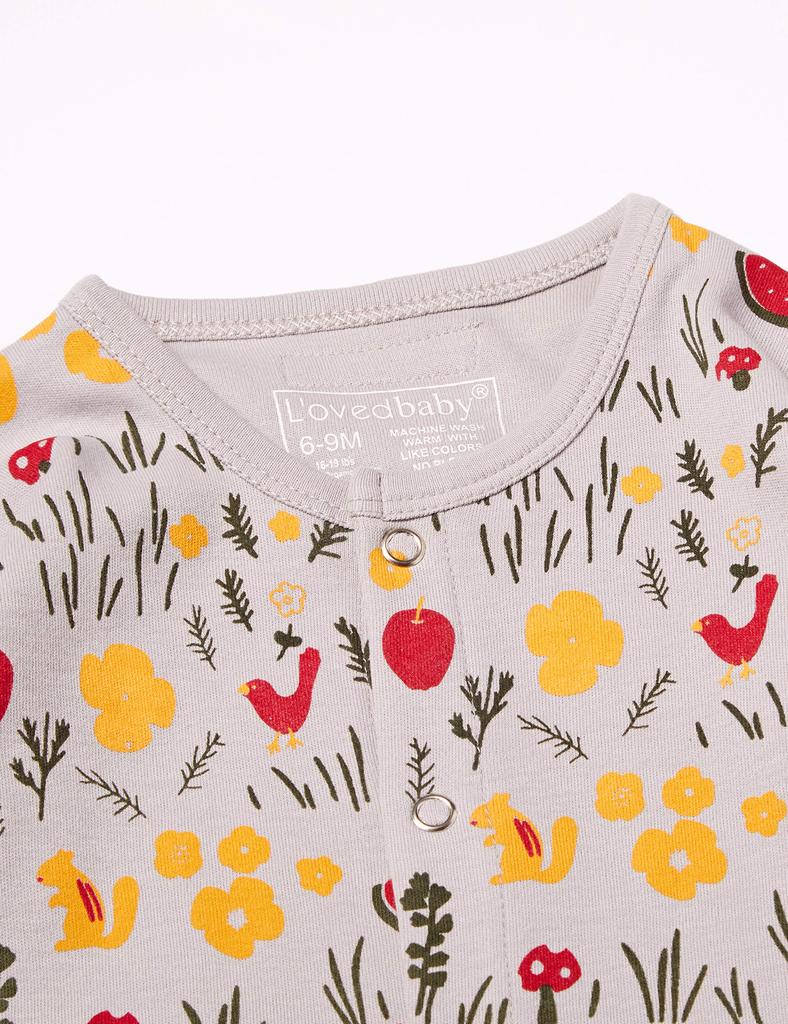 The Great Footed Overalls Light months [L'ovedbaby] Outdoors-Hike- tgo-h-444 Gray, 6-9