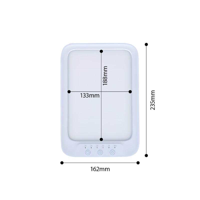 Touch Activated Natural Lamp Offering Time Function And Previous Setting Feature For Reading Relaxation