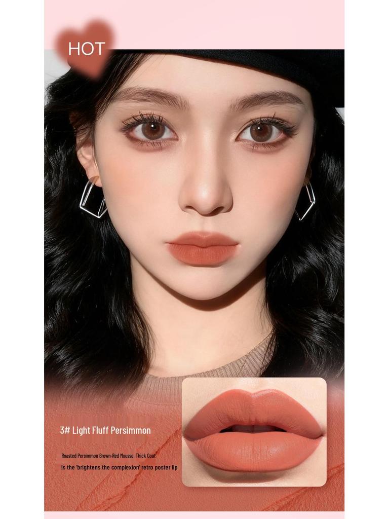 Raqi Soft Mist Charming Color Lip Glaze - Moisturizing, Long-lasting, Easy-to-Apply 2026 Lipstick Set