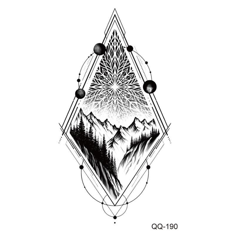 New Style Waterproof Temporary Tattoos: Floral, Butterflies & Lion Designs - Mix & Match Set