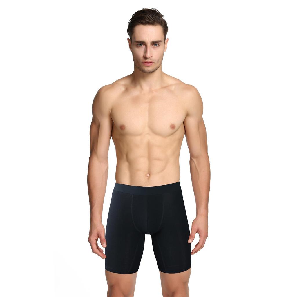 Men's Boxers Briefs Long Leg Cotton Underwear Bottom Shorts Underpants Man Undies Panties Under Clothes Undershorts L XL 2XL 3XL 4XL 5XL 6XL