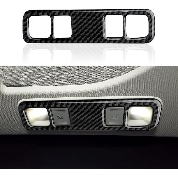 Car Carbon Fiber Decal Center Console Lower Panel Sticker Cover Interior Trim Decal For Chevrolet Silverado/GMC Sierra 1500 2500HD 3500HD 2014-2018
