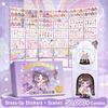 Kawaii Cartoon Girl Dress Up Sticker Set 4 Different Themes Perfect For Kids Diy Craft Birthday Gifts