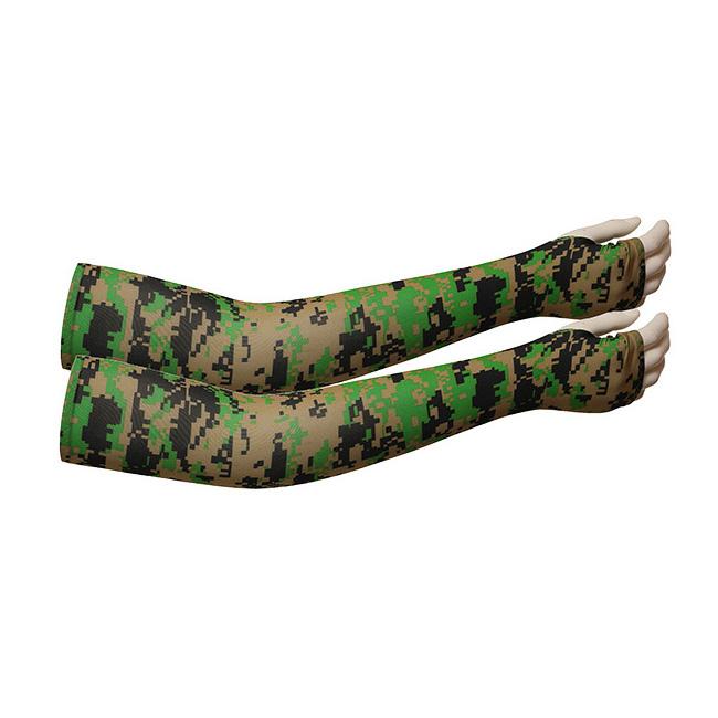 Wholesale Adult's Cooling Arm Sleeves Long Fingerless Gloves Anti-Slip Sun Protection Arm Sleeves
