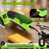 Cordless Electric Scissors 4.2V USB Rechargeable with LED Light and Safety Lock Carpet Cardboard Cutter Power Tool