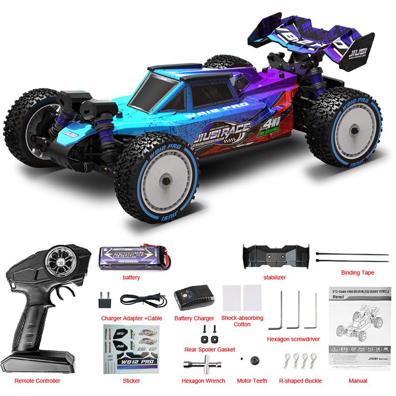 

1:12 80 км/ч JIUSI WB12 PRO Радиоуправляемая Машинка 4WD Внедорожная Гоночная Машинка 2.4G Пульт Дистанционного Управления Конкурентные Игрушки Дрифт Машинки Для Мальчиков Подарок
