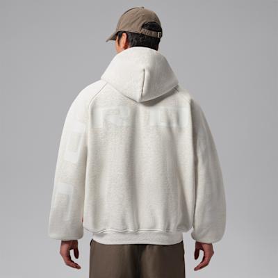 Jordan As M J Sweatshirts Men's Ecru Hooded Non Detachable Moderate