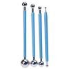 4 Pills Stick Ultralight Clay Soft Pottery Fondant Cake Tools Stainless Steel Baking Petal Ruffle Seamstress Tool Petal Pattern Stick
