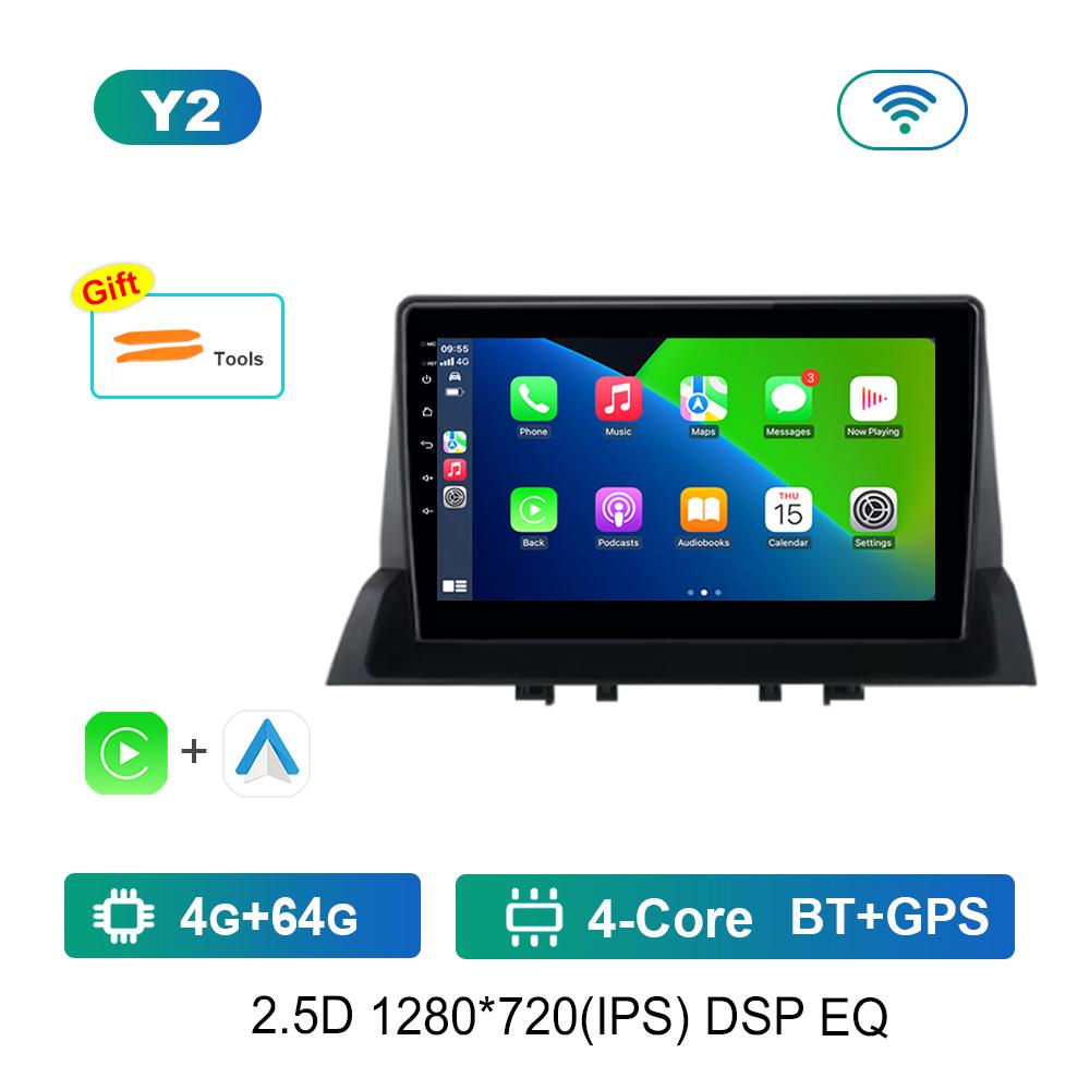 Bluetooth WiFi 9'' pentru Mazda 6 2002 - 2008 Android Auto Player Video Multimedia Auto Carplay Navi GPS Ecran Tactil Unitate Principală 4G