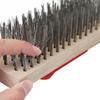MingGu Stainless Steel Long Handle Floor Wire Brush