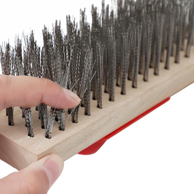 MingGu Stainless Steel Long Handle Floor Wire Brush