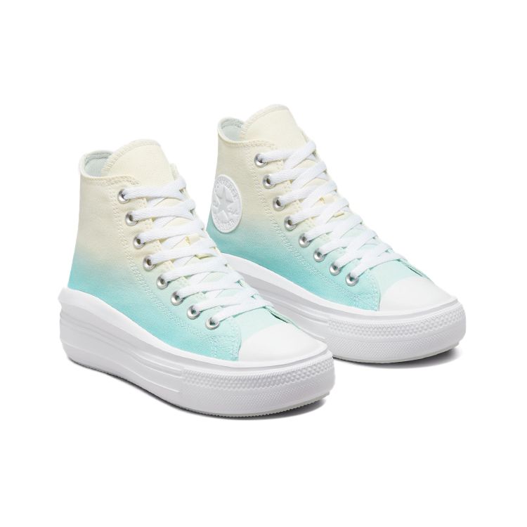 Converse Chuck Taylor All Star Move High Ombre - Light Dew Dámské tenisky Zelená Volavka 572898C