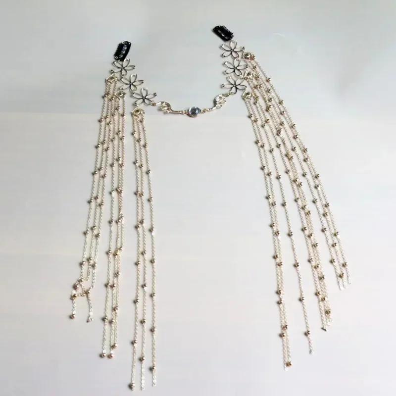 1 Piece Chinese Retro Style Hair Accessory Tassel Headdress Chinese Style Hairpin Women's Hair Accessory