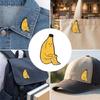 Unusual Sitting Banana Man Brooch Sturdy Alloy Pin To Showcase Your Playful Side