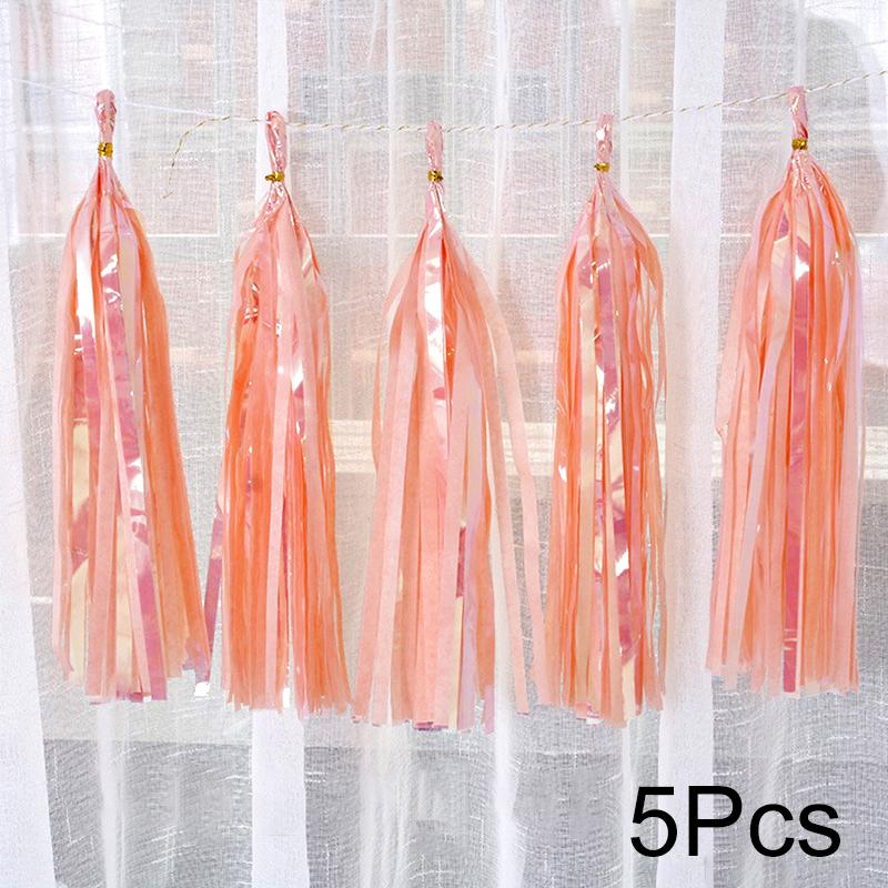 

5 шт. гирлянда с кисточками, разноцветная бумага, баннер, русалка, крещение, свадьба, день рождения, сделай сам, подвесное украшение, принадлежности для вечеринки по случаю рождения ребенка