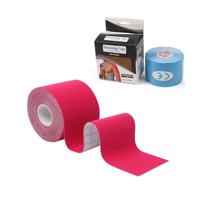 5cm X 5m Waterproof Breathable Elastic Kinesiology Cotton Sports Tape Muscle Pain Relief Knee Taping Cotton чёрный