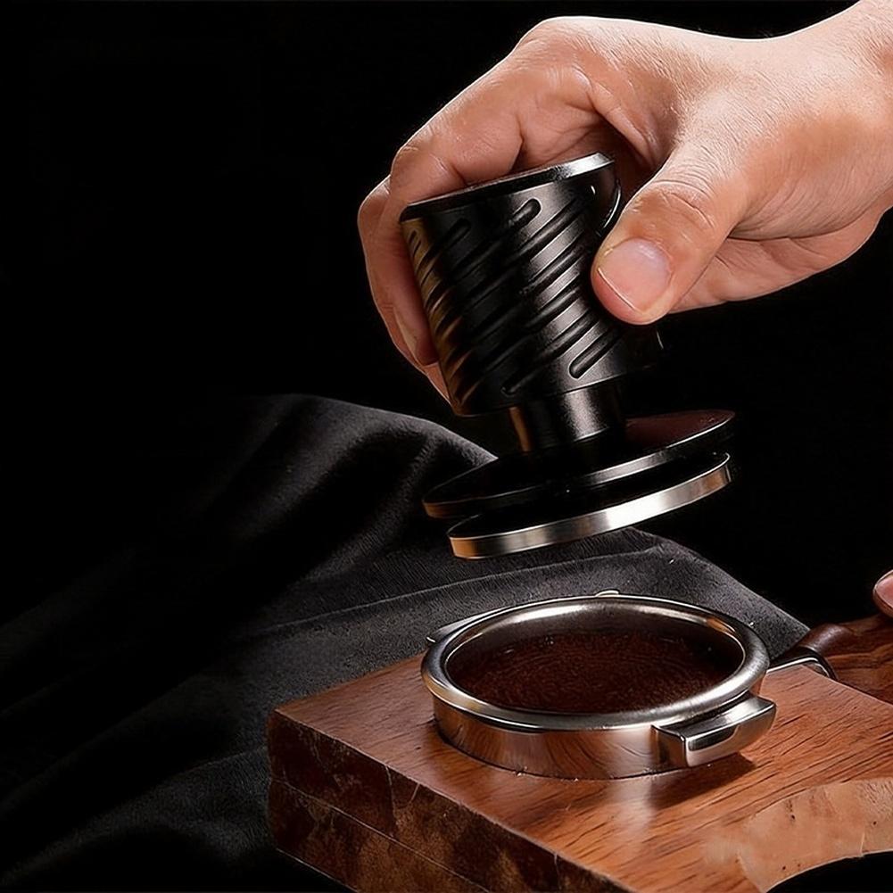 For Daily Brewing Automatic Coffee Tamper Stable Tamping Force 30lb Constant Pressure 304 Stainless Steel Base