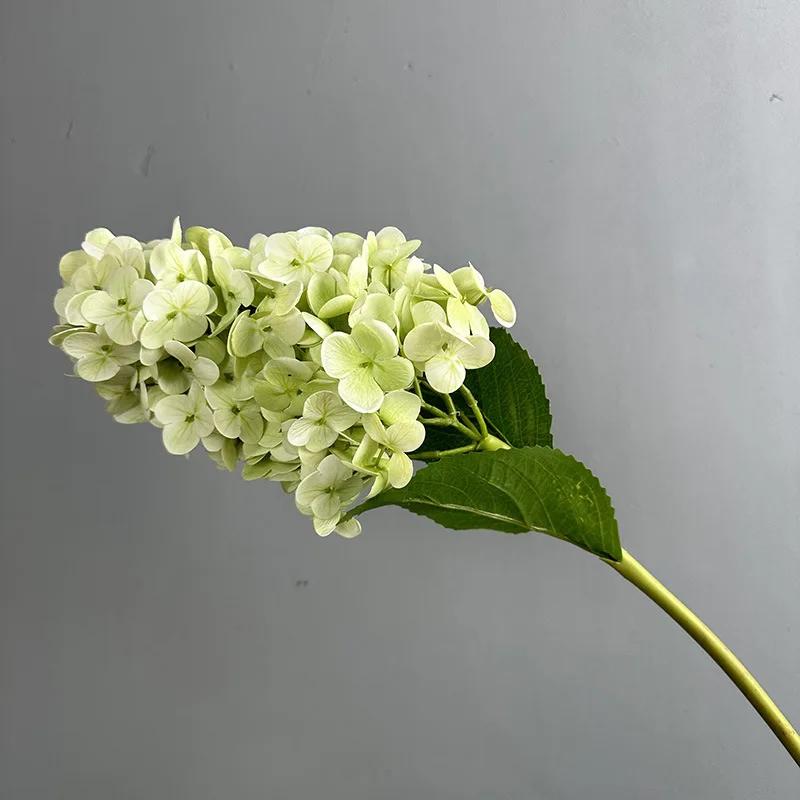 4Pc/lot 3D Latex Hydrangea Real Touch Artificial Flowers Wedding Decoration Hall Flower Arrangement Home Party Decoration Floral