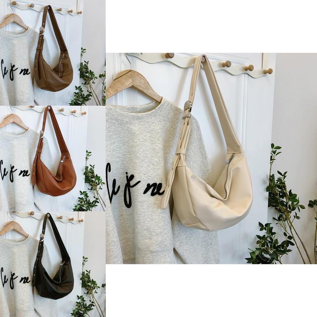 Stylish Soft Pu Large Capacity Slouchy Shoulder Bag Perfect For Casual Shopping