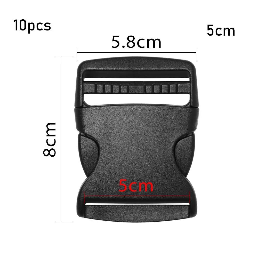 Dual Side Release Buckles Adjustable Buckle Backpack Bag Belt Strap Webbing DIY Craft Accessories Plastic
