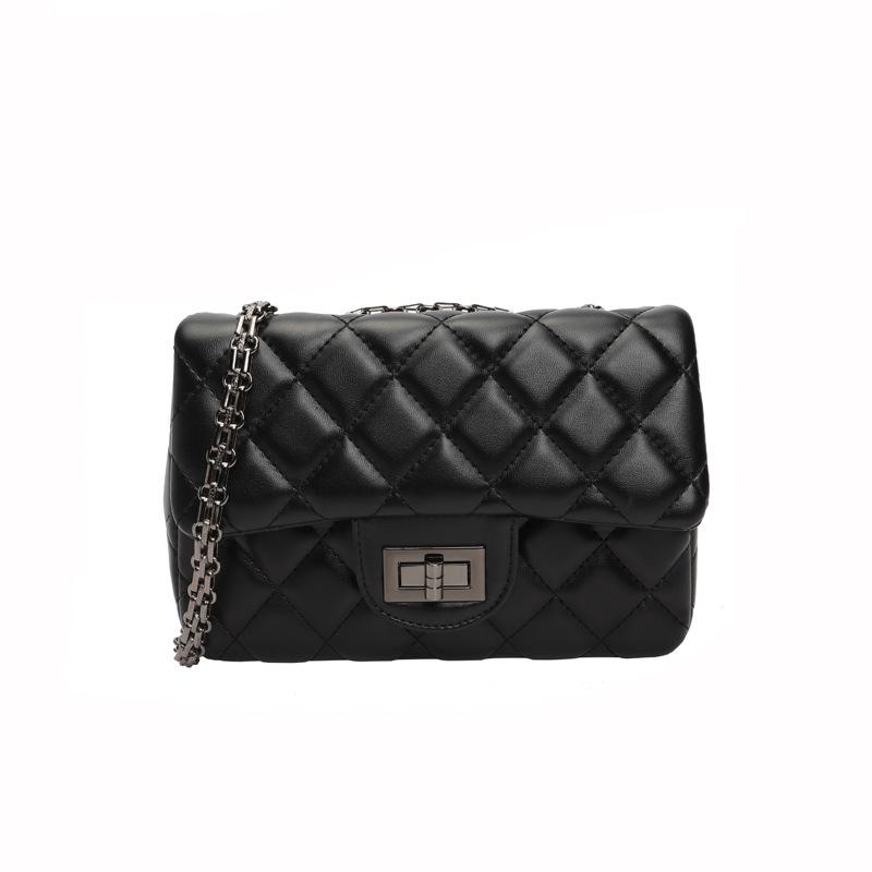 Vară nouă modă geantă de umăr cu diamante casual versatilă cu lanț crossbody geantă pătrată mică geantă de damă