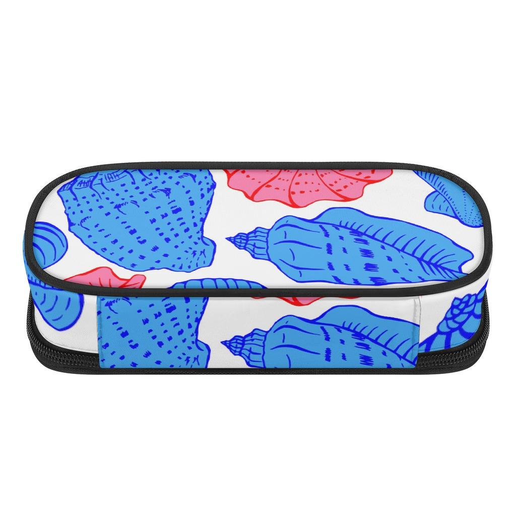 Pen Case Roomy Interior Smooth Zipper Strong Polyester Fabric with Main Pocket Mesh Layer and Removable Pen Divider for Boys Girls
