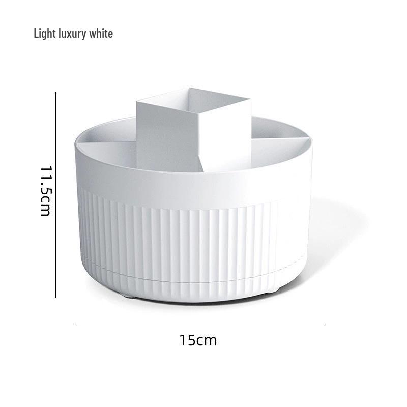 

Вращающаяся подставка для ручек с узором «ледник» и органайзер для кистей для макияжа