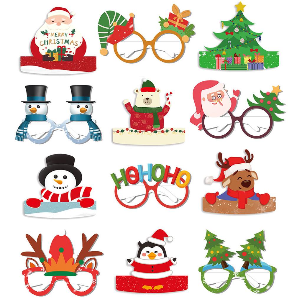 Christmas Celebration Paper Costume Accessories For Festive Photo Props