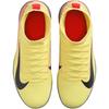 Nike Mercurial Superfly 10 Lær Club Komfortabel Allsidig Sklisikker Slitesterk Mellomhøyde Fotballsko for Barn Gul Barnesneaker HJ6933-800