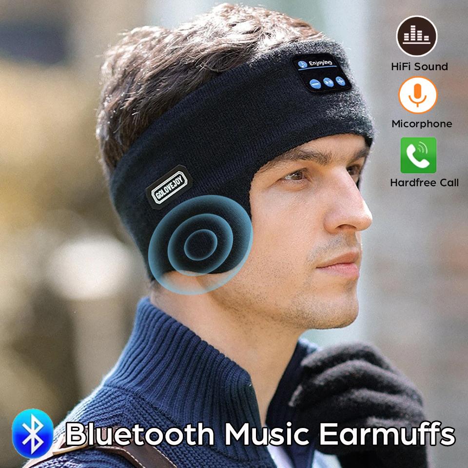 Wireless Bluetooth Headphones Unisex Sports Music Winter Earmuffs with Mic Outdoor Earflap Protection Ear-Muffs Ear Cover