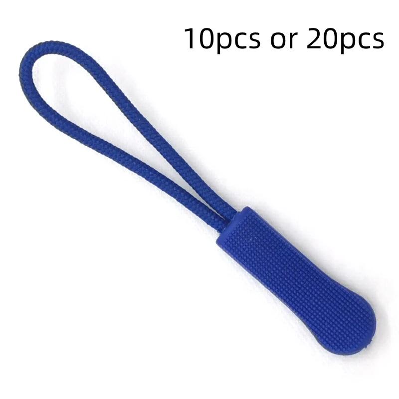 10/20 Stück Reißverschlussanhänger Ziehtab Ende Passend Seilanhänger Ersatzclip Gebrochene Schnalle Fixierer Reißverschlusskordel Lasche Reisetasche Koffer Zelt Rucksack
