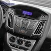 Für Ford Focus SE ST MK3 2012 2013 2014 Echter Weicher Kohlefaser-Aufkleber LHD Auto Mittelkonsole Luftauslass Rahmen Zierleisten Zubehör