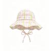 Striped Star Strap Fisherman Hat for Women, Spring and Summer Large Brim Sun Protection Hat, Everyday Versatile Bucket Hat