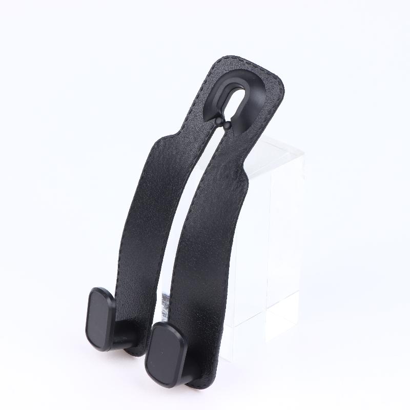 4Pcs Double Hook Car Hook Car Headrest Hooks Hanger For Bags Organizer Holder Clips Auto Fastener Hooks Car