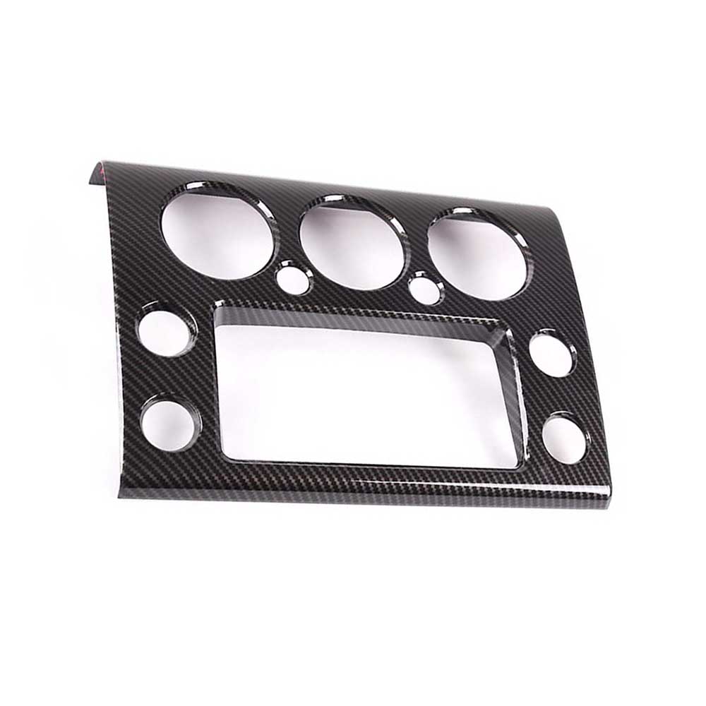Carbon Fiber Style Dash Navigation Panel Cover Trim For 07-21 Toyota FJ Cruiser