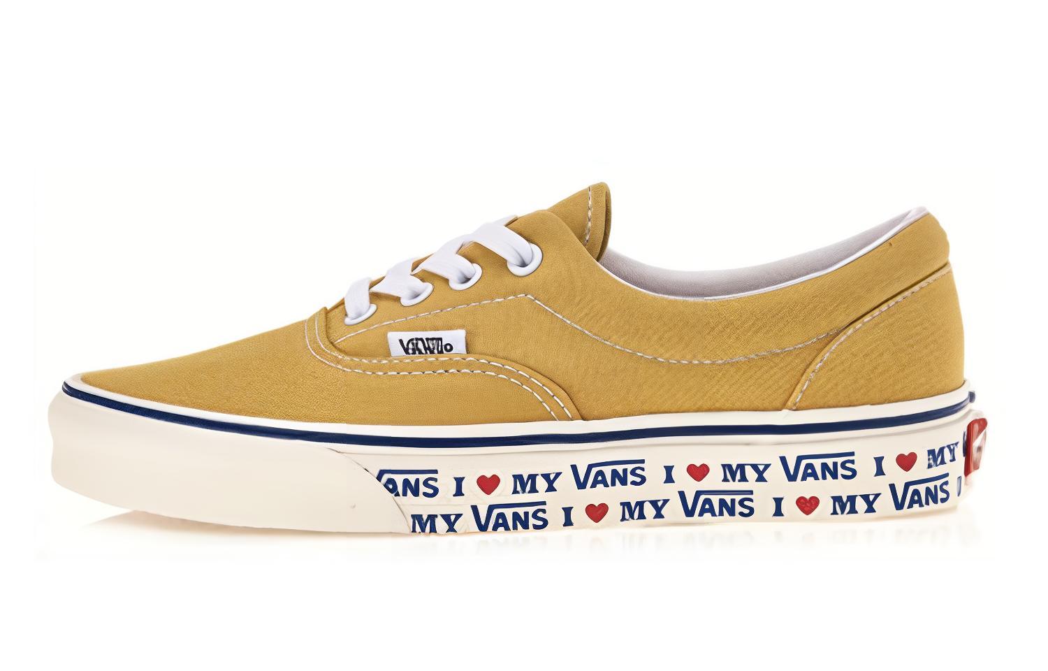 Vans Era I Love My Vans Yellow White VN0A38FRT9Q 35
