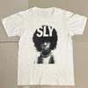 Sly Stone Sänger Porträt Weißes T-Shirt Unisex Alle Größen WA357 Unisex T-Shirt