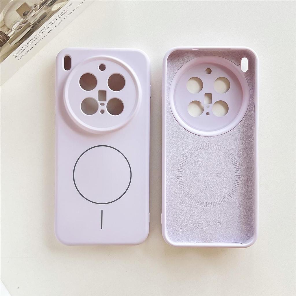 Vivo X300Pro Liquid Silicone Case - Skin-Feel, Qi Wireless Charging, Magnetic Protection