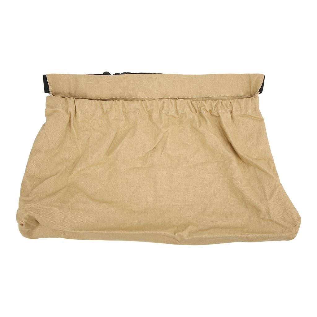 Picking Bag Waist Mounted Design Oxford Cloth Foldable Washable Reusable Fruit Storage Pouch for Foraging Khaki