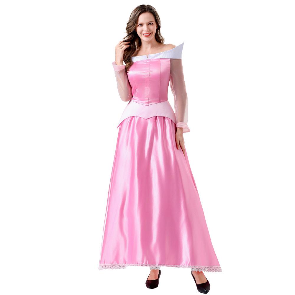 Costume da Cosplay da Principessa Aurora Bella Addormentata per Donna Adulta