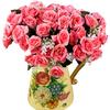 12 Kopf künstliche gefälschte Rose Blume Hochzeit Party Brautstrauß Home Room Decor