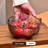 Flan Crystal Japanese Glass Bowl - Luxury Tableware for Snacks & Salads