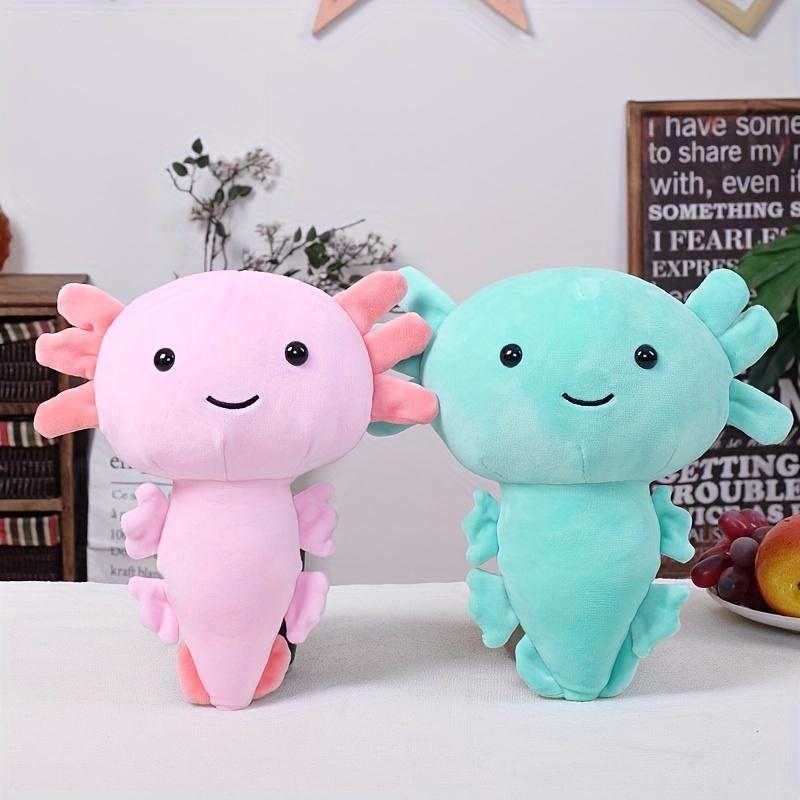 Cute Axolotl Plush Toy, Soft Stuffed Animal Salamander Plush Pillow, Kawaii Plush Toy for Kids