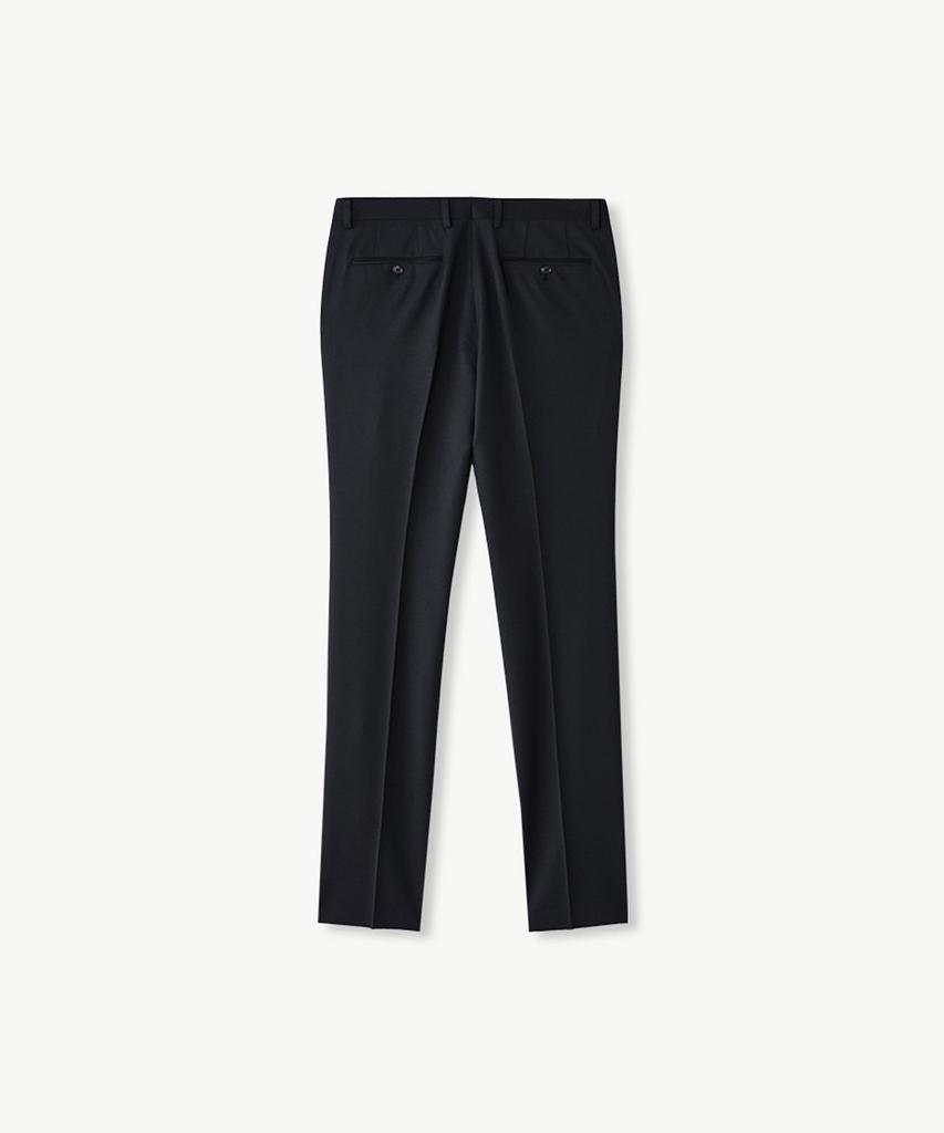 STCO [Four Seasons][Crossfit] Wool Blend Four-Way Stretch Suit Pants Black (Slim Fit)_Sslvz11Ssb