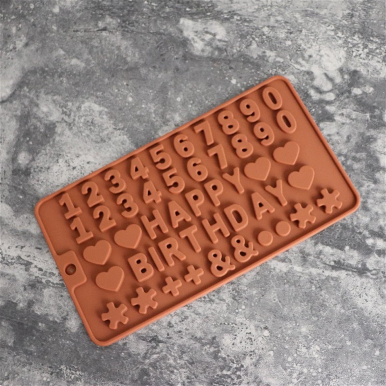 

Silicone World DIY Силиконовая форма для шоколада 26 букв, шоколадные инструменты для выпечки, силиконовая форма для торта, желе, конфеты, 3D-форма One Size